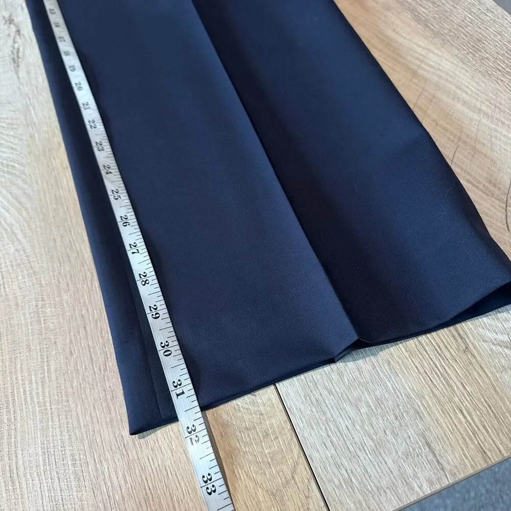 Banana Republic Men's Standard Italian Wool Suit Pant Navy Blue 40 x 32